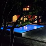 House With Swimming Pool Blue Diamond