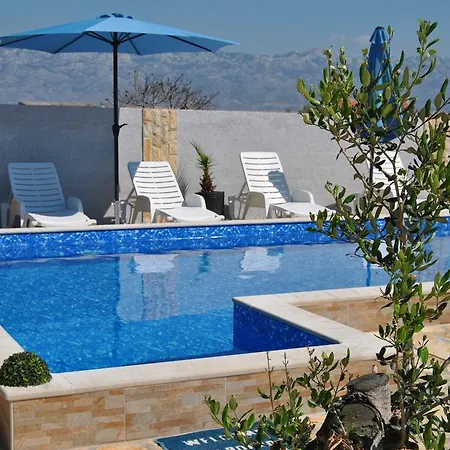 House With Swimming Pool Blue Diamond